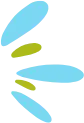 Green and blue decoration right