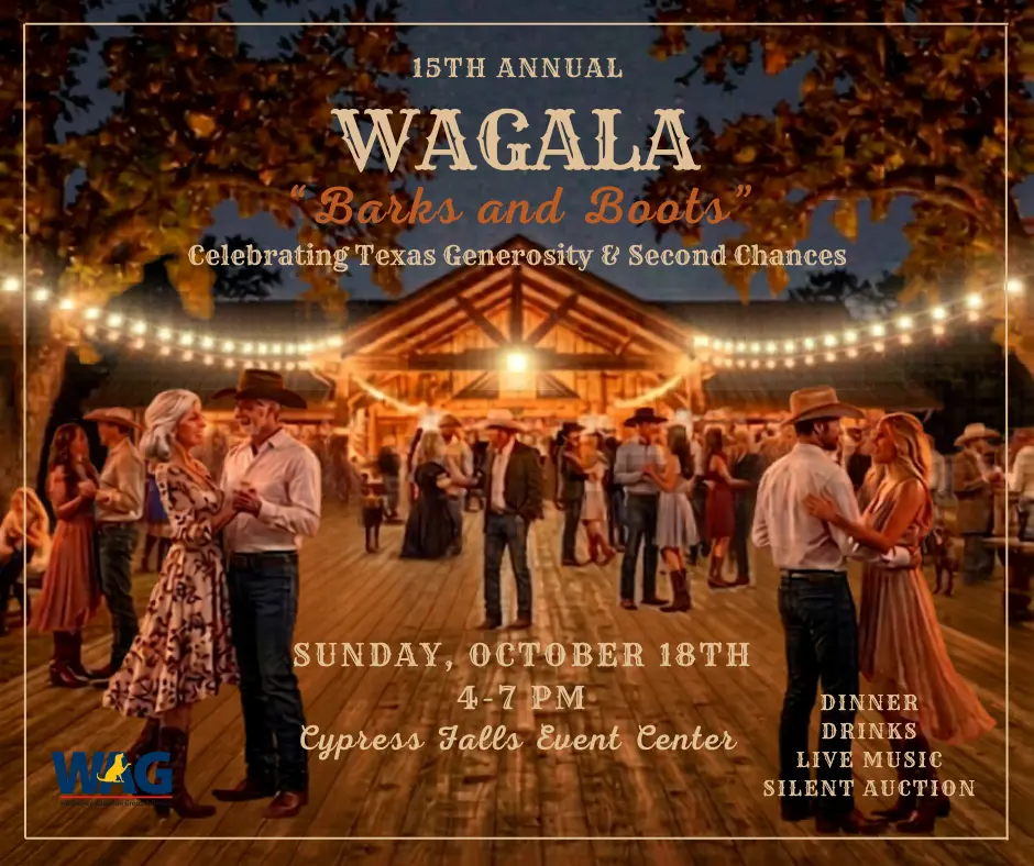 Barks & Boots 15th Annual WAGala Invitation